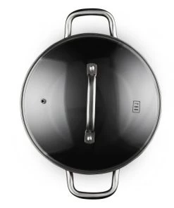 BOJ Casseroles Marmite Hollandaise En Fonte Revêtue De Téflon D24cm -Poêles et wok Soldes marmite hollandaise en fonte revetue de teflon d24cm 3