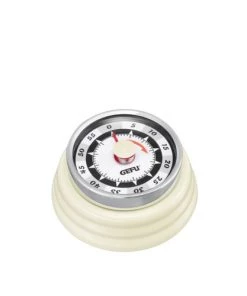 GEFU Ustensiles De Cuisine Et De Pâtisserie Minuteur En Métal Blanc Cassé