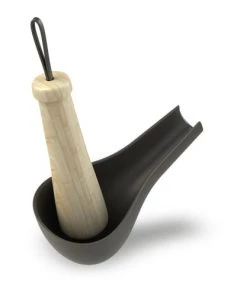 Cookut Ustensiles De Cuisine Et De Pâtisserie Mortier Et Pilon En Bambou -Poêles et wok Soldes mortier et pilon en bambou 2