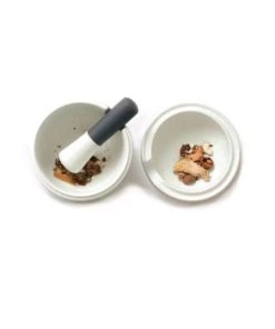 OGO Living Ustensiles De Cuisine Et De Pâtisserie Mortier Et Pilon En Porcelaine -Poêles et wok Soldes mortier et pilon en porcelaine 4