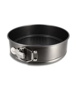 Menastyl Plats à Four Moule à Charnière à Fond Amovible En Acier Carbone 22 Cm