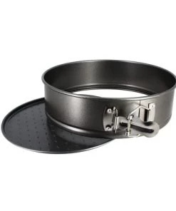 Menastyl Plats à Four Moule à Charnière à Fond Amovible En Acier Carbone 22 Cm -Poêles et wok Soldes moule a charniere a fond amovible en acier carbone 22 cm 3