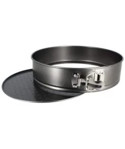 Menastyl Plats à Four Moule à Charnière à Fond Amovible En Acier Carbone 26 Cm -Poêles et wok Soldes moule a charniere a fond amovible en acier carbone 26 cm 2