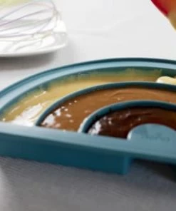 Dëna Toys Ustensiles De Cuisine Et De Pâtisserie Moule à Gâteau Arc-en-ciel Bleu -Poêles et wok Soldes moule a gateau arc en ciel bleu 5