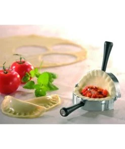 GEFU Ustensiles De Cuisine Et De Pâtisserie Moule à Raviolis Articulé Rond En Acier Inoxydable Argent -Poêles et wok Soldes moule a raviolis articule rond en acier inoxydable argent 2