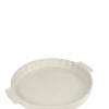 Peugeot Saveurs Plats à Four Moule à Tarte Céramique écru D30cm -Poêles et wok Soldes moule a tarte ceramique ecru d30cm 2