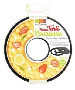 ScrapCooking Plats à Four Moule à Tarte Couronne D30cm -Poêles et wok Soldes moule a tarte couronne d30cm 2