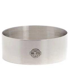 GEFU Plats à Four Moule Pour Hamburger En Acier Inoxydable Noir