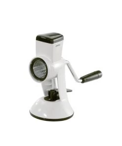 GEFU Ustensiles De Cuisine Et De Pâtisserie Moulin à Amandes Et à Parmesan En Acier Inoxydable Blanc