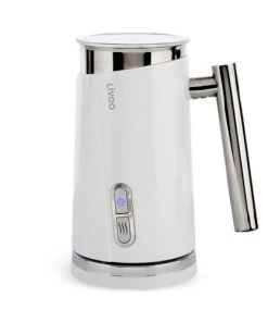 Livoo Ustensiles De Cuisine Et De Pâtisserie Mousseur à Lait En Acier Inoxydable Blanc