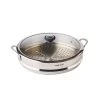 Mastrad Poêles Et Wok O'wok Steamer Panier Vapeur Et Couvercle En Verre Acier Inox -Poêles et wok Soldes o wok steamer panier vapeur et couvercle en verre acier inox