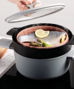 BergHoff Ustensiles De Cuisine Et De Pâtisserie Panier Passoire & Vapeur Rouge En Pvc -Poêles et wok Soldes panier passoire vapeur rouge en pvc 2