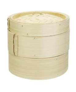 Vogue Poêles Et Wok Panier Vapeur En Bambou Ø203 Mm