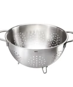 GEFU Ustensiles De Cuisine Et De Pâtisserie Passoire En Acier Inoxydable Argent 24cm