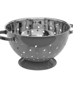 Five Simply Smart Ustensiles De Cuisine Et De Pâtisserie Passoire Inox Gris Avec Anses D25cm