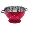 Five Simply Smart Ustensiles De Cuisine Et De Pâtisserie Passoire Inox Rouge Avec Anses D25cm -Poêles et wok Soldes passoire inox rouge avec anses d25cm