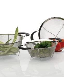 BergHoff Ustensiles De Cuisine Et De Pâtisserie Passoire Ronde En Maille Inox 22,5 Cm -Poêles et wok Soldes passoire ronde en maille inox 22 5 cm 3