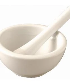 Vogue Ustensiles De Cuisine Et De Pâtisserie Pilon Et Mortier En Porcelaine 115 Mm