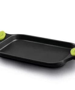 Castey Poêles Et Wok Plancha 45cm Antiadhésif, Fonte Aluminium, Anses Amovibles, Tous Feux