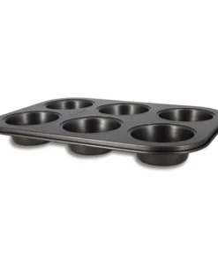 Menastyl Plats à Four Plaque à 6 Muffins En Acier Carbone