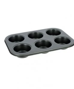 Menastyl Plats à Four Plaque à 6 Muffins En Acier Carbone -Poêles et wok Soldes plaque a 6 muffins en acier carbone 5