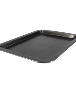 Menastyl Plats à Four Plaque à Four En Acier Carbone 38 X 27 X 2 Cm