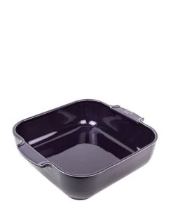 Peugeot Saveurs Plats à Four Plat à Four Carré En Céramique Aubergine 28x28cm