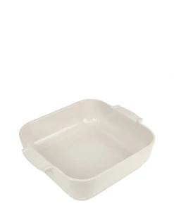 Peugeot Saveurs Plats à Four Plat à Four Carré En Céramique Blanche 28x28cm