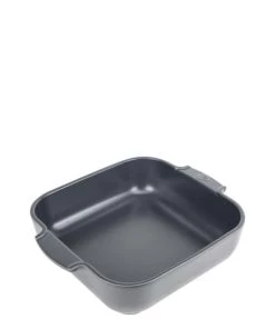 Peugeot Saveurs Plats à Four Plat à Four Carré En Céramique Grise 28x28cm -Poêles et wok Soldes plat a four carre en ceramique grise 28x28cm 2