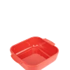 Peugeot Saveurs Plats à Four Plat à Four Carré En Céramique Rouge 21x21cm -Poêles et wok Soldes plat a four carre en ceramique rouge 21x21cm