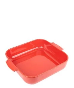 Peugeot Saveurs Plats à Four Plat à Four Carré En Céramique Rouge 36x36cm