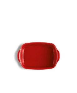 Emile Henry Plats à Four Plat à Four Rectangle 22 Cm En Céramique Rouge -Poêles et wok Soldes plat a four rectangle 22 cm en ceramique rouge 1