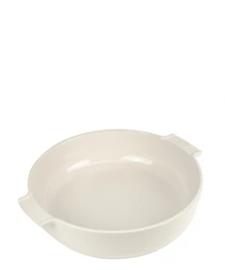Peugeot Saveurs Plats à Four Plat à Four Rond En Céramique Blanche D34cm