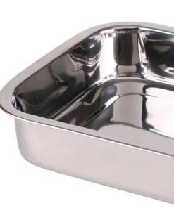 Wadiga Plats à Four Plat à Lasagne Inox Avec Poignées - 33x24x6cm -Poêles et wok Soldes plat a lasagne inox avec poignees 33x24x6cm 2