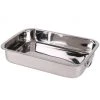 Wadiga Plats à Four Plat à Lasagne Inox Avec Poignées - 38x27.5x7cm -Poêles et wok Soldes plat a lasagne inox avec poignees 38x27 5x7cm