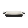 Vogue Ustensiles De Cuisine Et De Pâtisserie Plat En Fonte Rectangulaire 2.8 L Noir -Poêles et wok Soldes plat en fonte rectangulaire 2 8 l noir