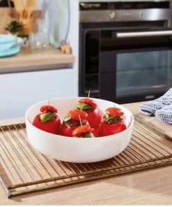 Luminarc Plats à Four Plat En Verre Blanc Ultra Résistant D30cm -Poêles et wok Soldes plat en verre blanc ultra resistant d30cm 2