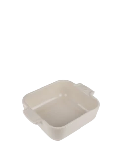 Peugeot Saveurs Plats à Four Plat Four Céramique Individuel Carré écru 18x18 Cm