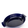 Peugeot Saveurs Plats à Four Plat Four Céramique Ovale Bleu Profond 40cm -Poêles et wok Soldes plat four ceramique ovale bleu profond 40cm