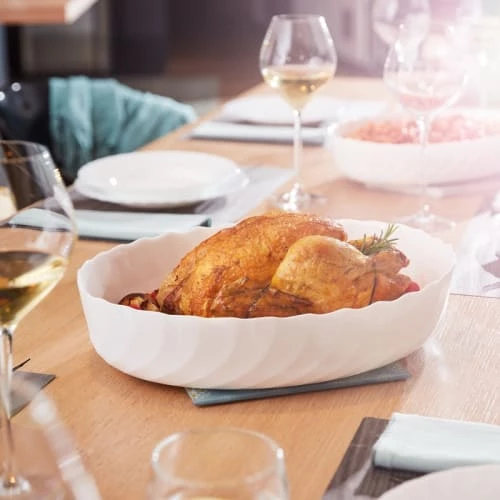 Luminarc Plats à Four Plat Ovale 36x29cm 4 Luminarc Plats à Four Plat Ovale 36x29cm – Image 2