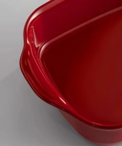 Emile Henry Plats à Four Plat Rectangle Grand Cru Grand Modèle En Céramique Rouge -Poêles et wok Soldes plat rectangle grand cru grand modele en ceramique rouge 3