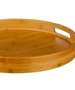 Five Simply Smart Ustensiles De Cuisine Et De Pâtisserie Plateau Rond En Bambou - 40cm -Poêles et wok Soldes plateau rond en bambou 40cm 2