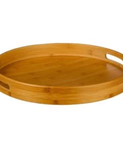 Five Simply Smart Ustensiles De Cuisine Et De Pâtisserie Plateau Rond En Bambou - 40cm