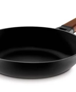 Castey Poêles Et Wok Poêle 20cm Antiadhésif, Fonte D’alu, Manche Amovible, Non Induction