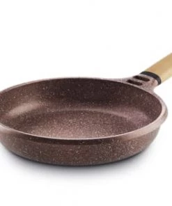 Castey Poêles Et Wok Poêle 24cm Antiadhésif, Fonte D’aluminium, Manche Amovible, Tous Feux