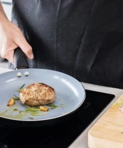 MasterClass Poêles Et Wok Poêle 26cm En Céramique Et Aluminium écologique Noir -Poêles et wok Soldes poele 26cm en ceramique et aluminium ecologique noir 3