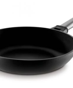 Castey Poêles Et Wok Poêle 28cm Antiadhésif, Fonte D’alu, Manche Amovible, Non Induction