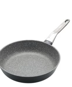 MasterClass Poêles Et Wok Poêle à Frire 26cm En Fonte Aluminium Gris Et Noir