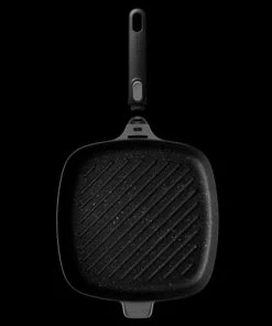 BergHoff Poêles Et Wok Poêle à Griller Carrée Avec Poignée Amovible Gris 28 Cm - Gem -Poêles et wok Soldes poele a griller carree avec poignee amovible gris 28 cm gem 2