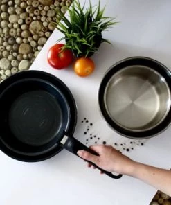 Menastyl Poêles Et Wok Poêle Amovible En Aluminium Et Induction 20 Cm -Poêles et wok Soldes poele amovible en aluminium et induction 20 cm 2